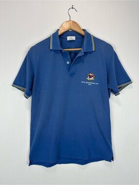 Rolex Blue Polo Shirt with Yellow Trim - NYYC Invitational Cup